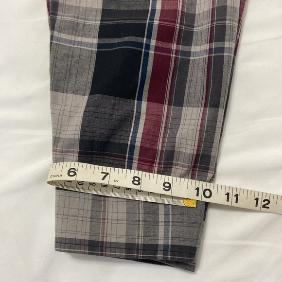 EIGHTY EIGHT,PLATINUM,LONG SLEEVE, RED,BLACK & GRAY,CHECKERED,MEN SHIRT,SIZE XXL - Picture 9 of 14